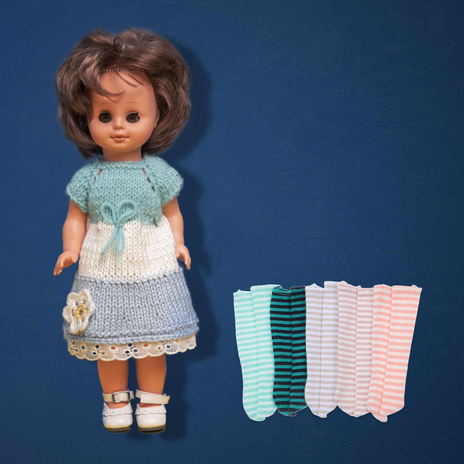 Baby Clothes - 5 paires de chaussettes rayées pour