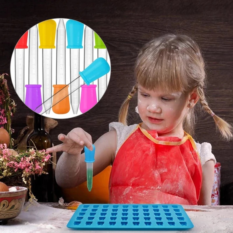 Feeding - 3-21 pièces Pipettes compte-gouttes en silicone