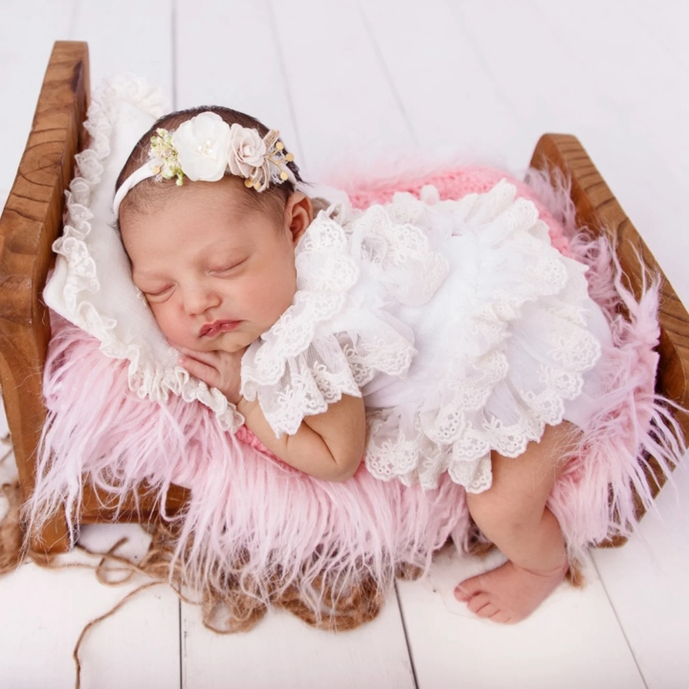 Infant Photography Props Outfit - Accessoires de photographie pour nouveau-nés, barboteuse