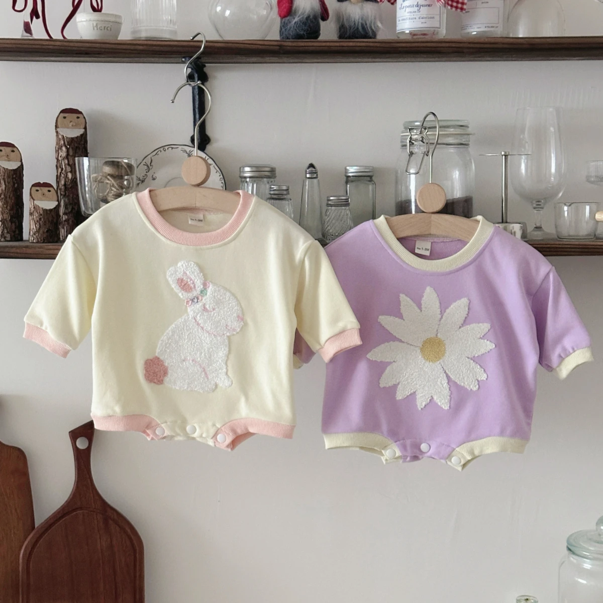 Combinaison à manches longues  - Newborn Baby Girl Romper Floral avis et prix