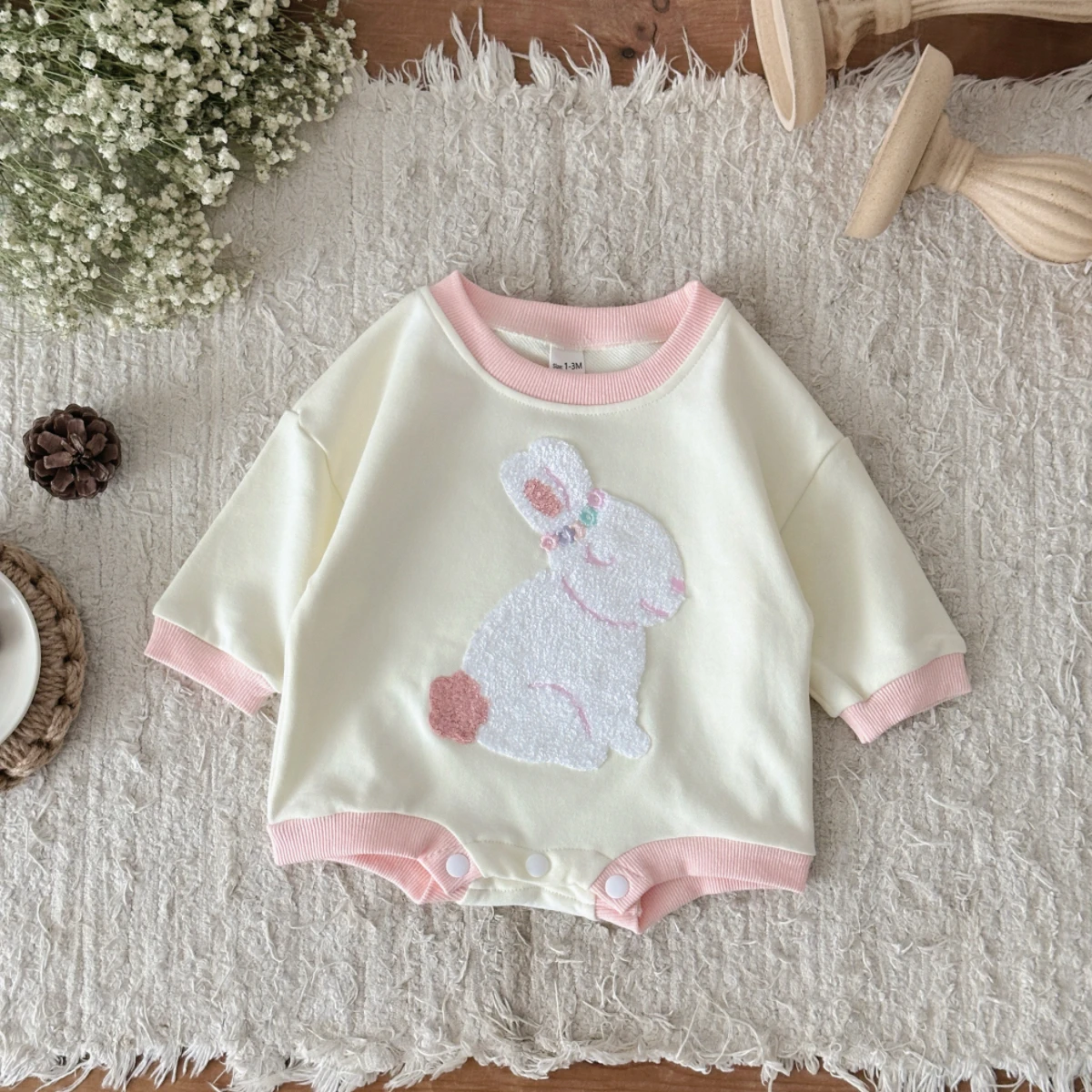 Combinaison à manches longues  - Newborn Baby Girl Romper Floral avis et prix